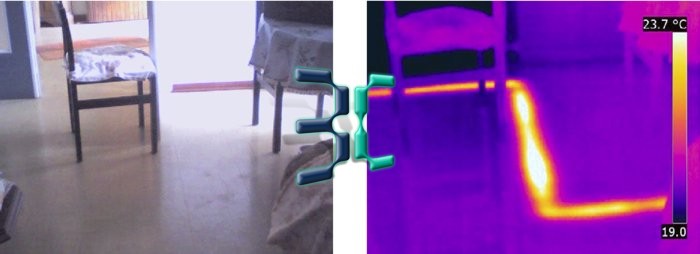 Ricerca percorso tubazioni del riscaldamento