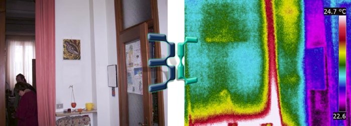 Ricerca colonna ascendente tubo del riscaldamento