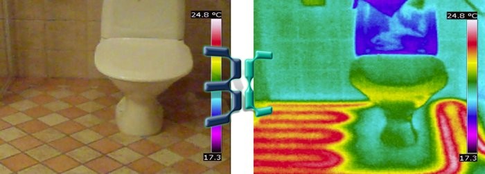 Ricerca tubazioni riscaldamentonel pavimento w.c.