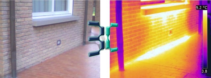 Dispersione di calore dal termosifone interno  