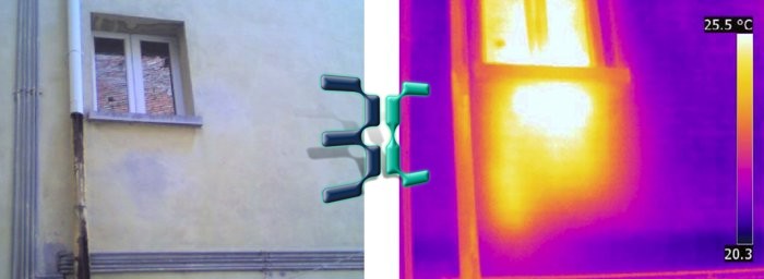 Dispersione di calore dal termosifone interno  