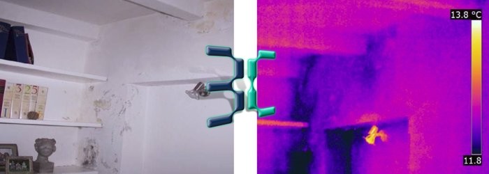  Ricerca infiltrazione d'acqua da pluviale esterno  