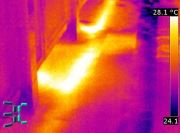 Esempio di termografia in infrarosso