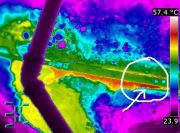 Esempio di termografia in infrarosso